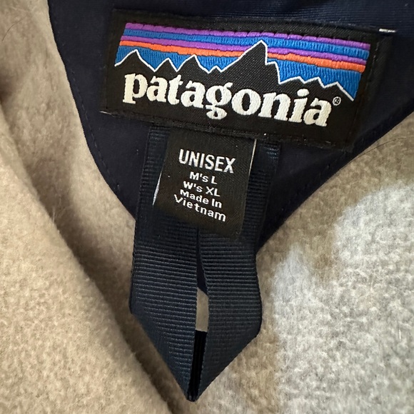 Oatmeal Patagonia Synchilla Fleece Anorak Pullover Zip Up - Picture 2 of 4